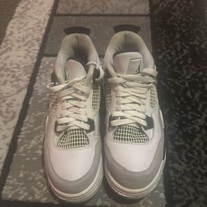 AIR JORDAN 4 RETRO GS 'MILITARY BLACK'